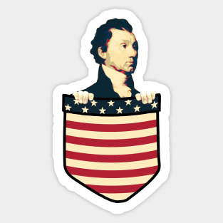 James Monroe Sticker